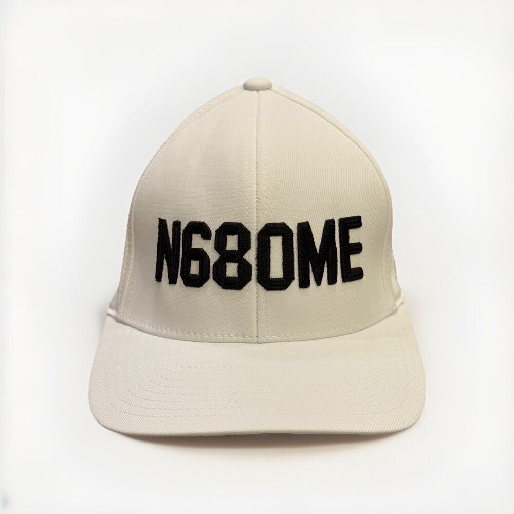 G-FORE Mens White 110 One Ten Flexfit Tech “N68OME” Adjustable Snapback Hat NWT